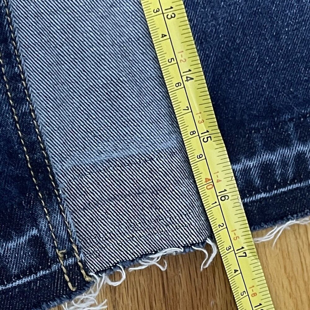 BDG Denim Skirt Size Small NEW Slit Raw Hem Jean Urban Outfitter Boho Casual - Picture 11 of 11